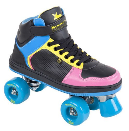 Wrotki Rookie Hype Hi Top Trainer Black/Blue/Pink/Yellow