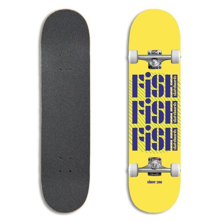 Deskorolka kompletna Fish Skateboards Standard 8.0" Yellow