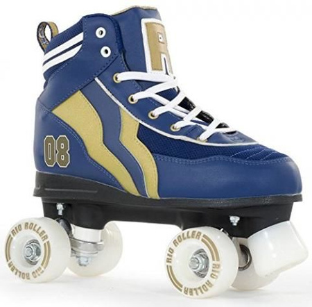 Wrotki Rio Varsity blue/gold